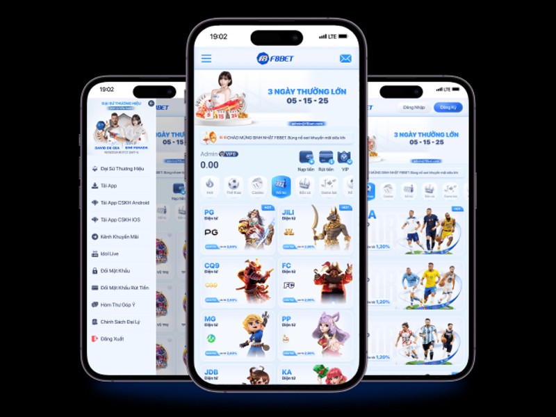 Màn hình ứng dụng 77bet trên điện thoại