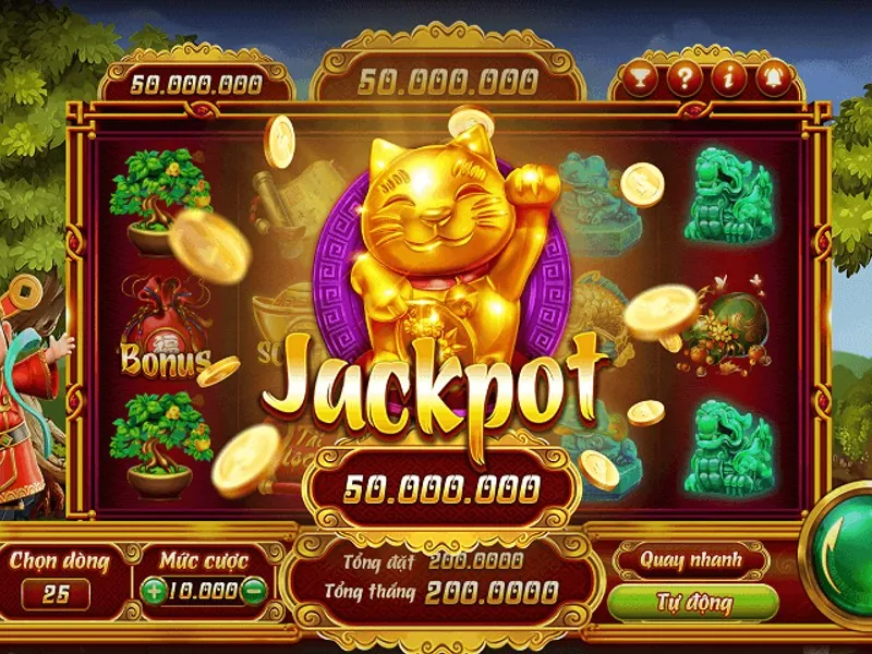 Trò chơi slot và nổ hũ 77bet